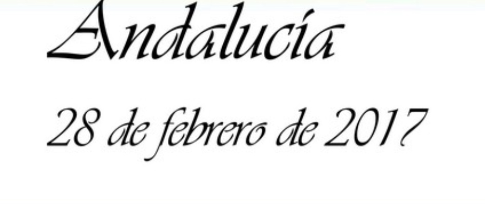 Cartel Día de Andalucía