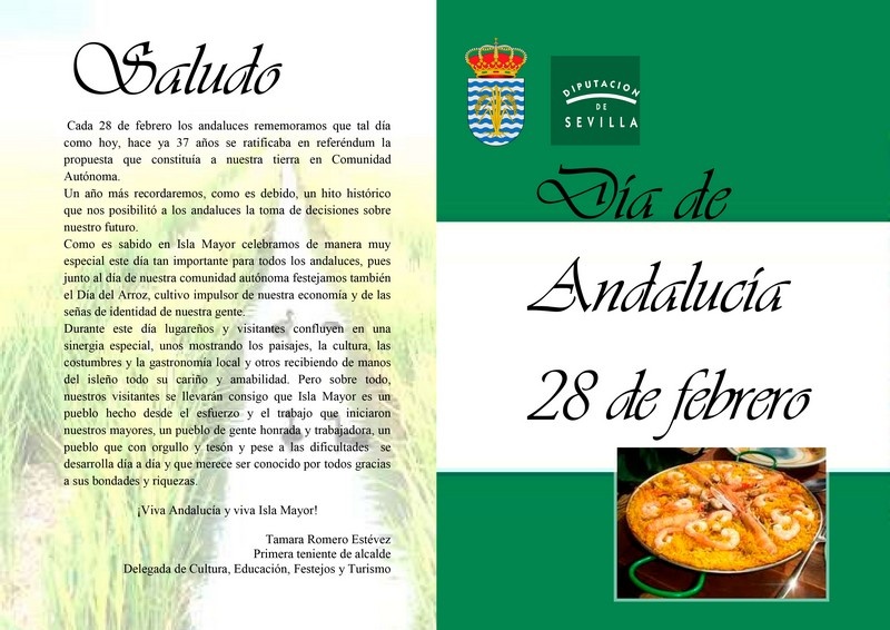Díptico Día de Andalucía